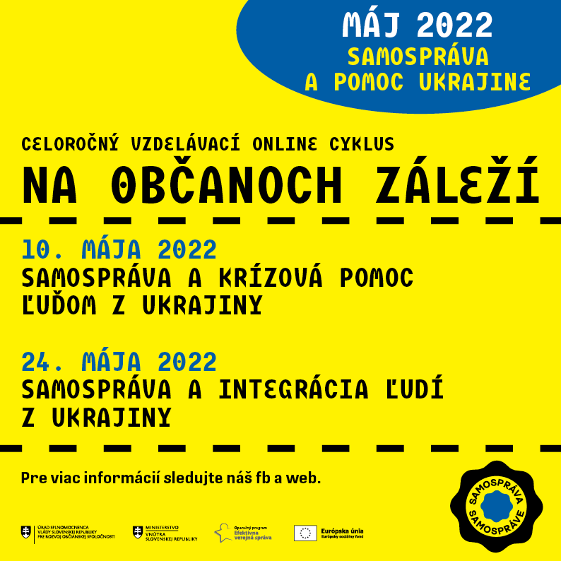 Samospráva a pomoc Ukrajine